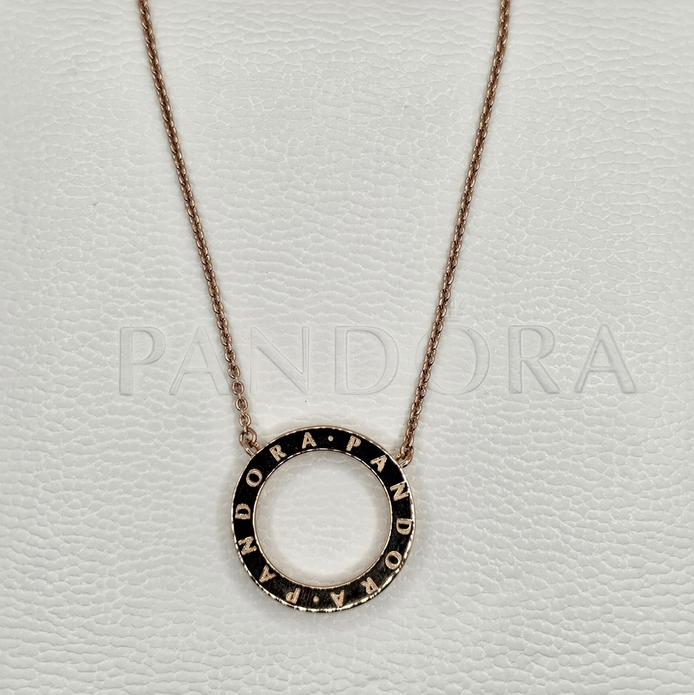🎁 Authentic Pandora ⭐️REVERSIBLE⭐️ ROSE NECKLACE - Picture 5 of 8